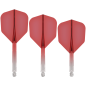 Preview: Mission Force 90 Moulded Flight & Shaft System Rot/Transparent - Standard No6